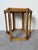 1980s Vintage Bamboo & Rattan Hexagon Side Table For Sale - Image 5 of 13