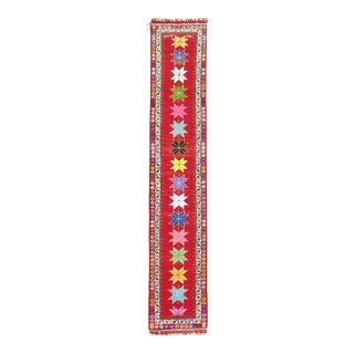 Colorful 20th Century Turkish Bohemian Runner For Sale