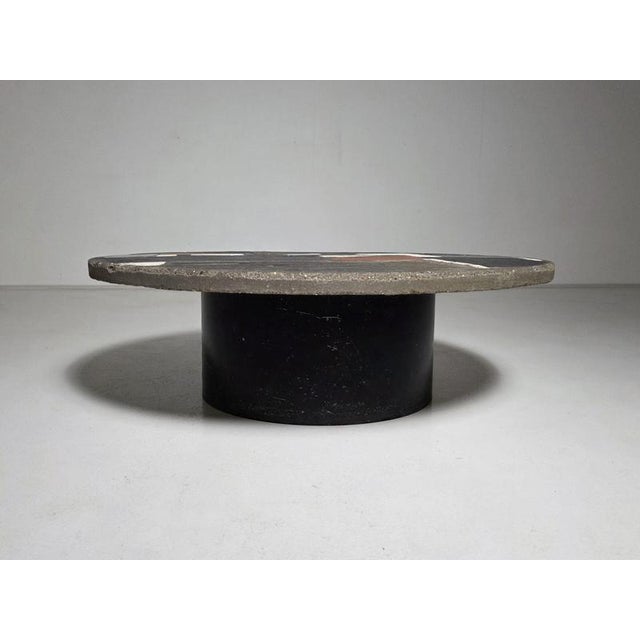 Slate Stone Mosaic Coffee Table from Paul Kingma, 1960s For Sale - Image 3 of 8