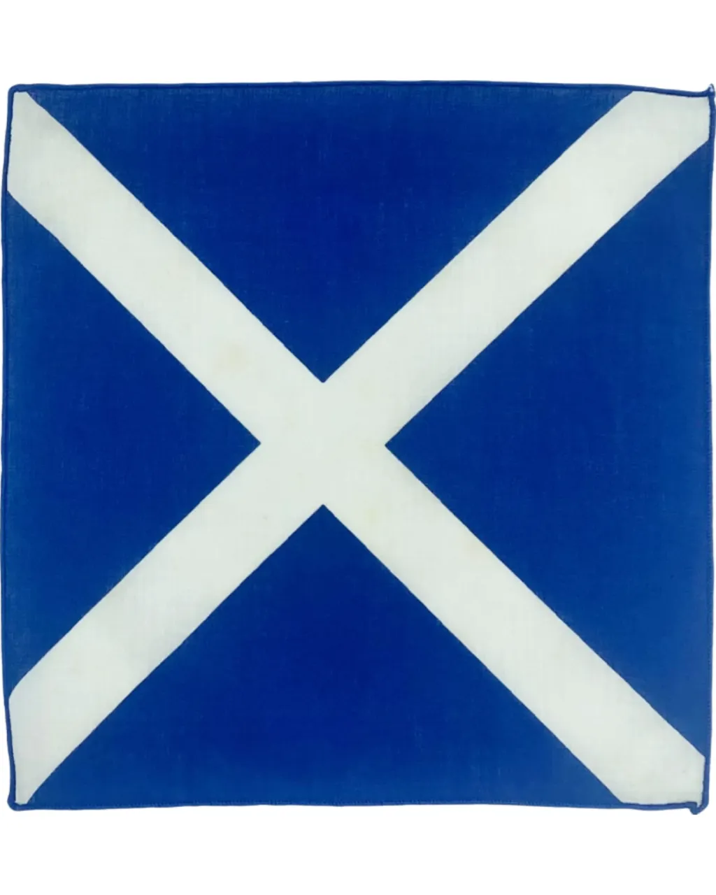 Vintage Set of 12 Linen Cocktail Napkins by Leacock in a Nautical Flag
