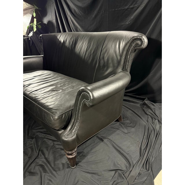 LOOM Noir Infinite Sofa A sculptural black leather sofa reinterpreted through LOOM’s collectible studio language. The LOOM...