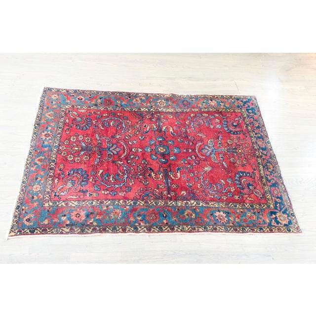Early 20th Century Persian Lilihan Rug For Sale - Image 12 of 15