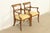 Baker Furniture Company Kindel Furniture Style Regency Carved Walnut Armchairs, Pair For Sale - Image 4 of 15