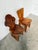 Brown Brutalist Savoyard Pine Chairs, 1950s, Set of 2 For Sale - Image 8 of 18