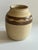 Handmade Tan and Brown Pottery Vase For Sale - Image 4 of 6