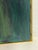Emerald 1968 Signed Abstract Figurative Painting in Navy & Emerald Green For Sale - Image 8 of 12