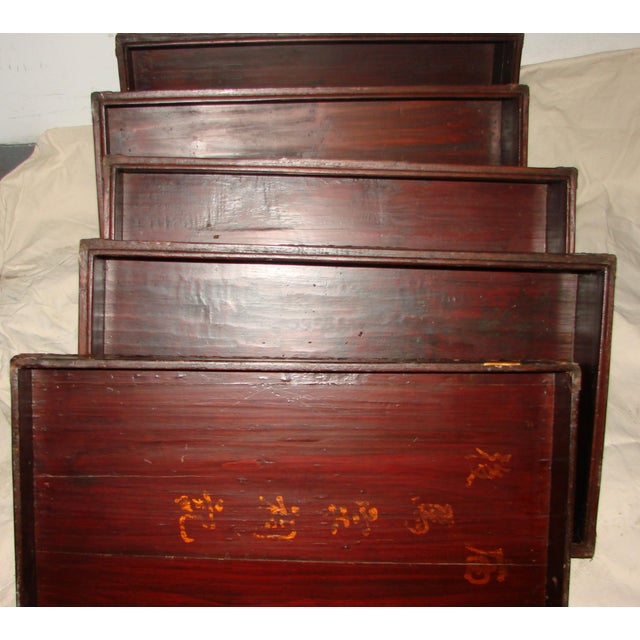 Chinese Antique Wedding Chest For Sale - Image 4 of 10