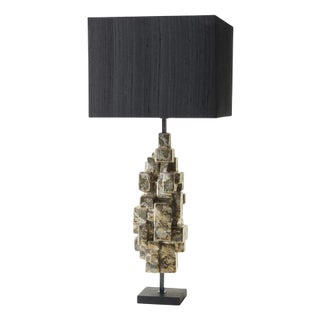 Marvin Table Lamp with Shade by Marioni For Sale