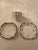 Shelley Queen Anne “Garland of Flowers” Vintage Teacup, Saucer, and Plate- 3 Pieces. For Sale - Image 10 of 12