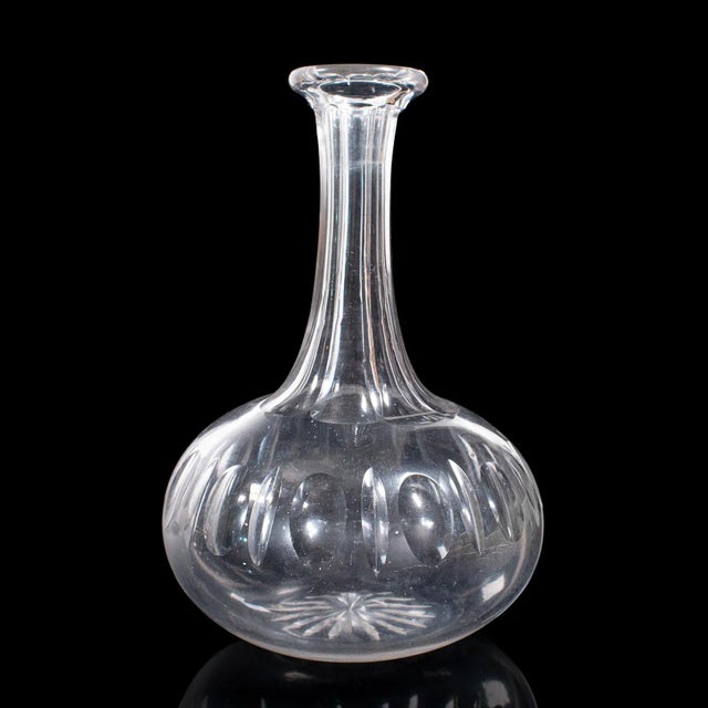 Transparent 1910s Pair of Antique Edwardian English Silver Plate Decanters and Stands For Sale - Image 8 of 13