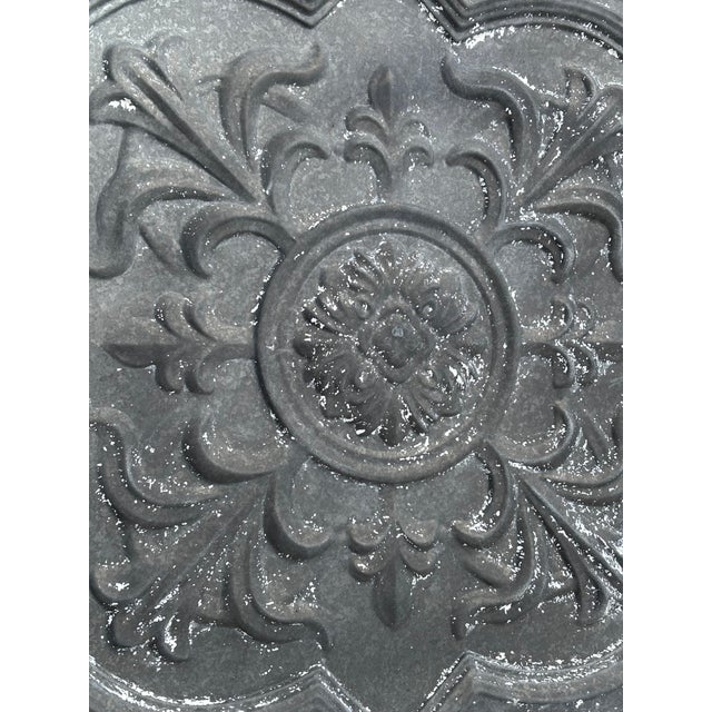 20th Century Zinc Ornamental Architectural / Garden Plaque For Sale - Image 10 of 10