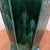 Rare Vintage Emerald Green Ceramic Vase W/Etched Design and Geometric Runes Symbols Signed Circa 1961 For Sale In Chicago - Image 6 of 12