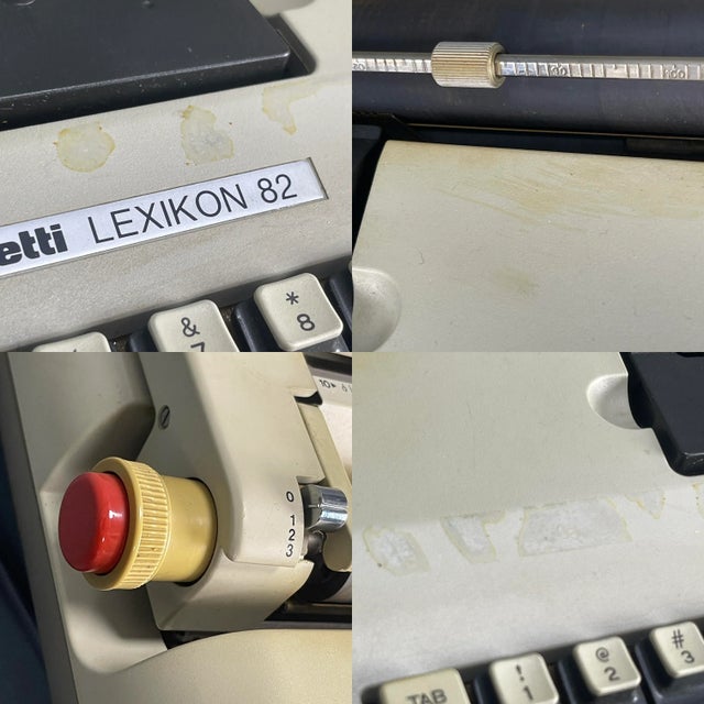 Vintage 1970s Olivetti Lexikon 82 Electric Typewriter For Sale - Image 10 of 12