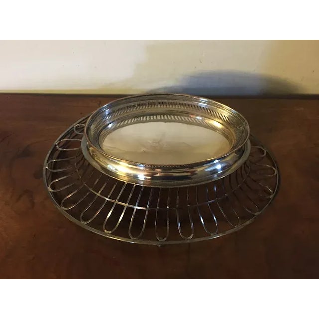 Antique Late 18th Century English George III Old Sheffield Silver Bread Basket For Sale - Image 4 of 13