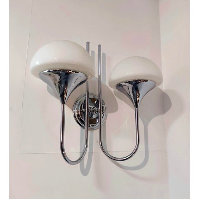 Vintage Wall Light in Metal, 1970s For Sale - Image 4 of 9