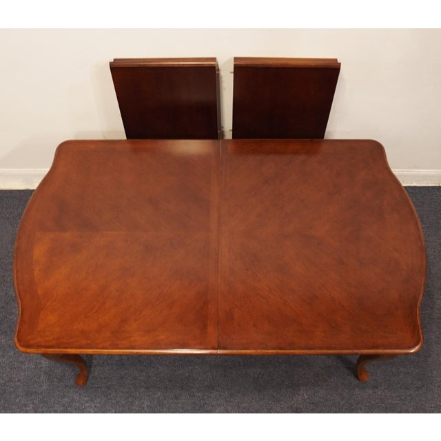 Brown Thomasville Furniture King Street Collection Cherry Contemporary Traditional 114" Dining Table 42621-752 For Sale - Image 8 of 10