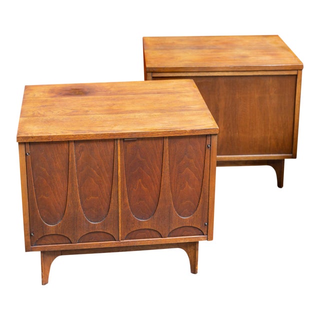 1960's Broyhill Brasilia Nightstands-a Pair | Chairish