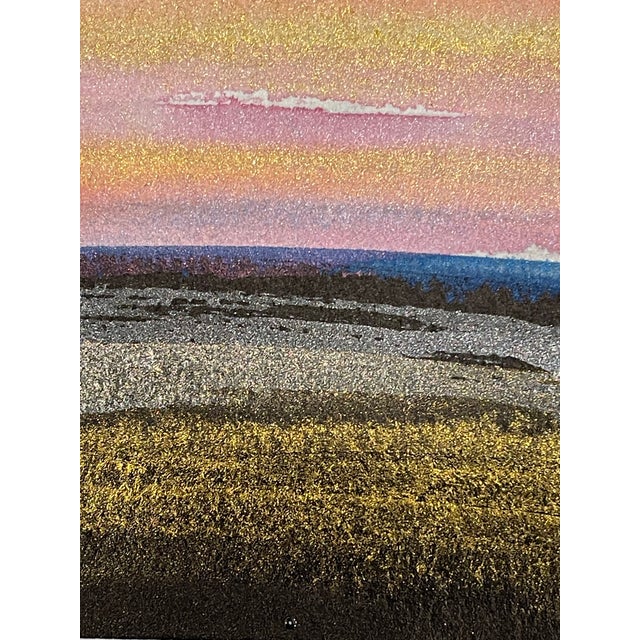 Contemporary Chance Encounter Contemporary Mixed-Media Painting For Sale - Image 3 of 5