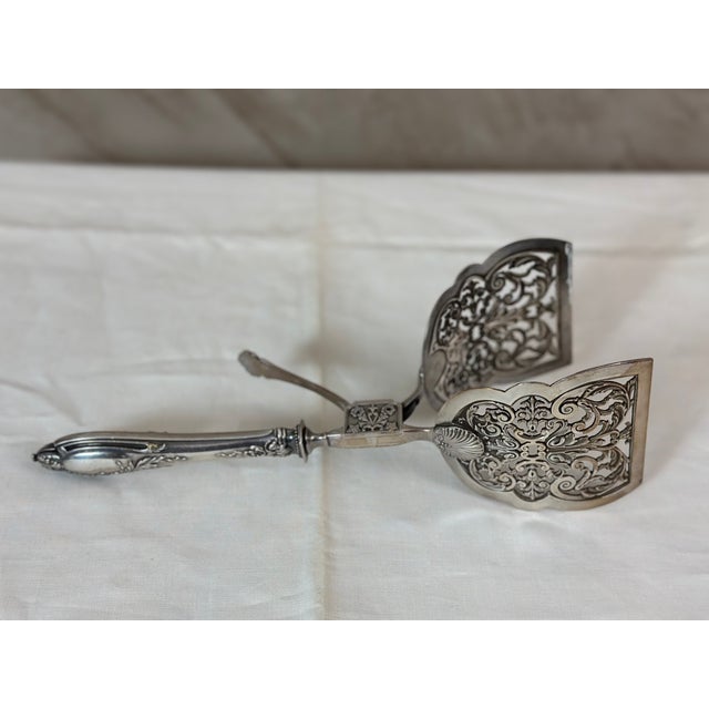 Silver-Plated Asparagus Tongs, 1890s For Sale - Image 14 of 14