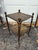 Late 20th Century Edwardian Revival Ornate Metal Plant Stand For Sale - Image 4 of 10