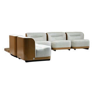 Trinom Chairs and Coffee Table by Peter Maly for COR, 1960s, Set of 6 For Sale