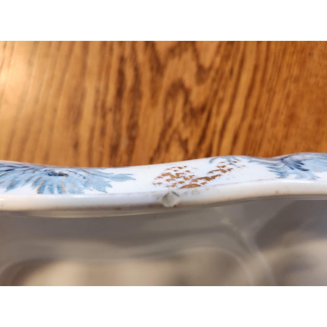Royal Blue Late Victorian Doulton Burslem "Arundel" Covered Tureen For Sale - Image 8 of 16