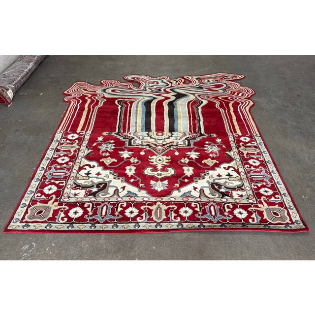 Design Plus Gallery presents a 9ft X 11ft Melting Oriental Wool Area Rug from Woolmark. This handmade wool rug offers an...