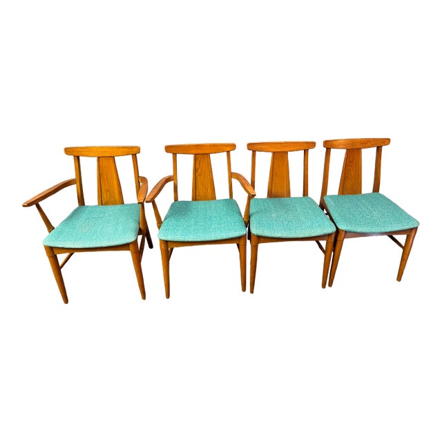 Mid 20th Century Mid-Century Modern Statesville Chair Co. Dining Chairs - Set of 4 For Sale