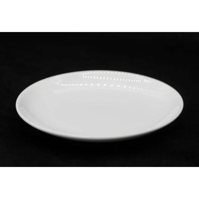 White Fortessa bone china saucer plate. These plates were reclaimed from The Waldorf Astoria. Priced each. Waldorf Astoria...