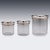 Silver French Silver-Mounted Glass Ice Buckets & Champagne Cooler by Cartier, 1990s, Set of 3 For Sale - Image 8 of 11