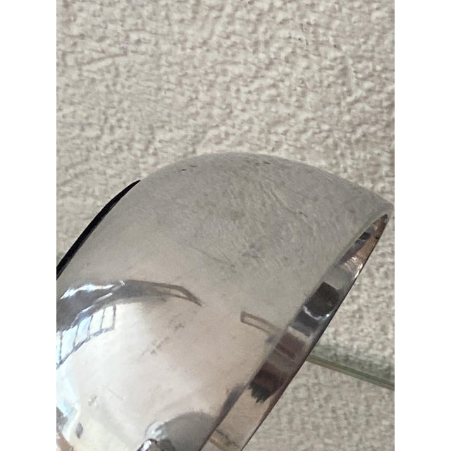 Polished Aluminum Serving Tray, 1970s For Sale - Image 11 of 15