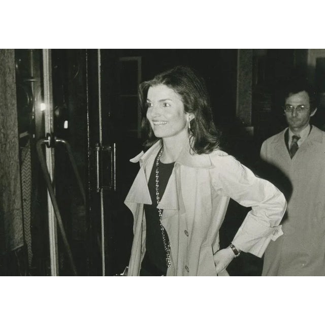 Jackie Kennedy, Leaving the Hospital, Paris, France, 1970s, Photographic Print For Sale - Image 3 of 5