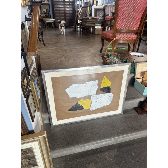 Mixed Media Drawing, 1970s, Paper For Sale - Image 8 of 10