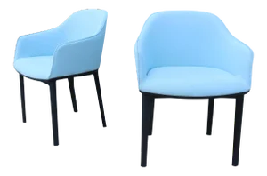 Modern Ronan and Erwan Bouroullec for Vitra Softshell Chairs - a Pair