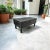 Rustic Black Painted Wood Tool Storage Bench Coffee Table For Sale - Image 10 of 13