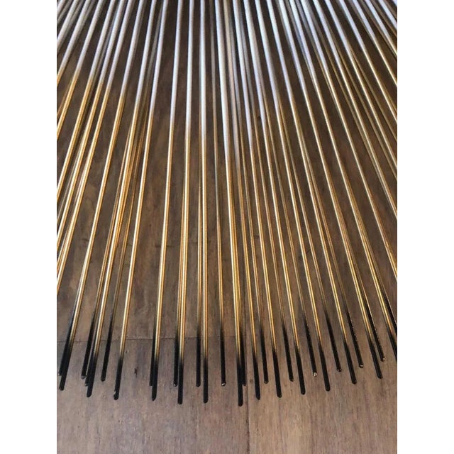 1970's Signed Casa Devall Starburst Wall Sculpture For Sale - Image 9 of 12