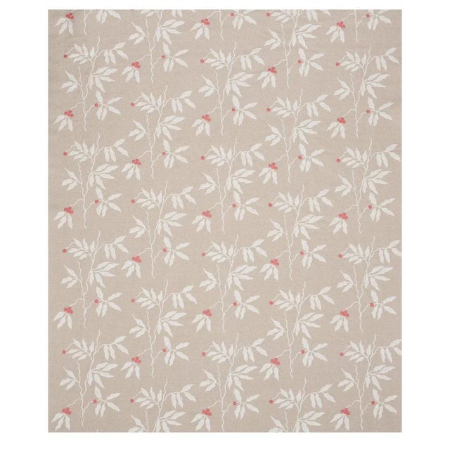 With uncommonly large (nearly 11‚Äù) motifs, Lilla Embroidery is a traditional design with modern leanings. The cotton-...