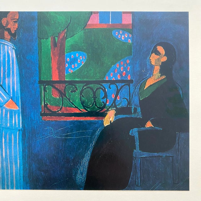 Henri Matisse Henri Matisse Vintage 1981 First Edition Postimpressionist Lithograph Print " Conversation " 1909 For Sale - Image 4 of 10