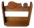 Vintage Late 20th Century Solid Oak Cat Wall Shelf For Sale