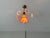 Vintage Murano Glass Ruffled Floral Pendant Light – Pink Swirl & Daisy Shades For Sale - Image 9 of 18