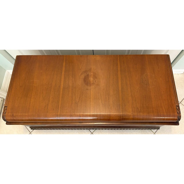 Vintage 1930's Art Deco Cedar Chest With Waterfall Edge by Cavalier For Sale - Image 12 of 12