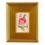 Original Hand-Painted Floral Motif Painting, Framed For Sale