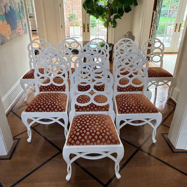 Set of 12 Loop Dining Chairs For Sale - Image 9 of 11