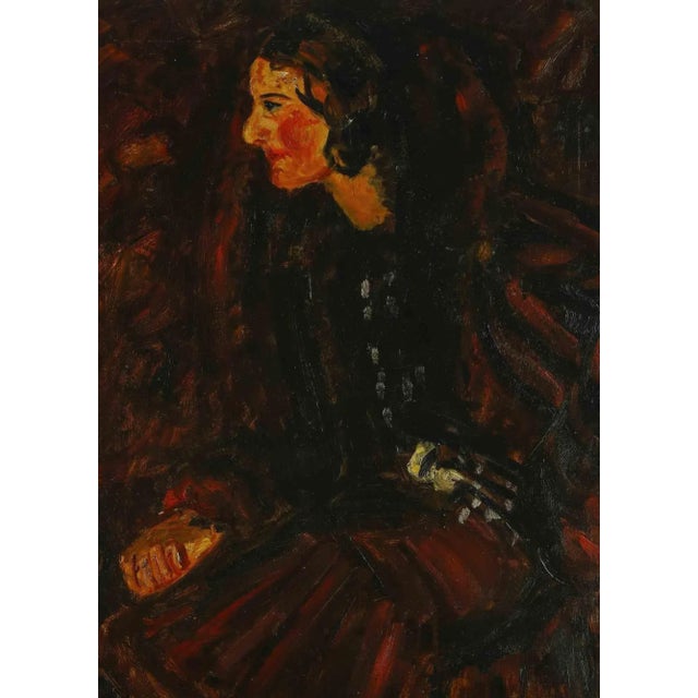 Antonio Feltrinelli, Woman, Oil Painting on Canvas, 1920s For Sale - Image 4 of 4