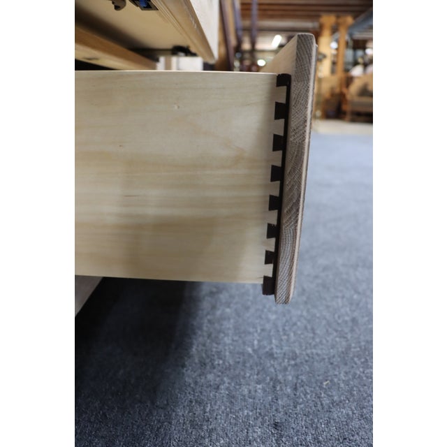 Pair of Contemporary Solid White Oak Nightstands by Vaughan-Bassett For Sale - Image 11 of 15