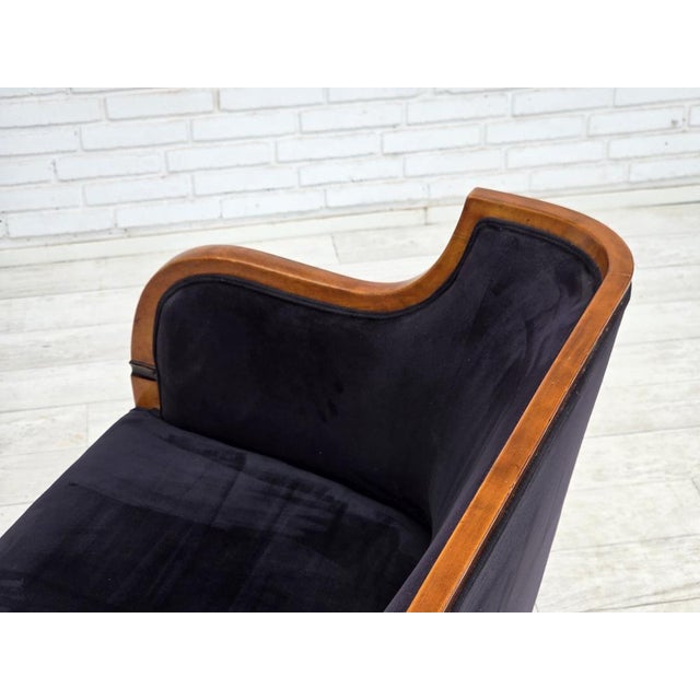 Danish Art Deco Style 2-Seater Sofa in Ash and Furniture, 1950s For Sale - Image 11 of 18