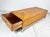 Late 20th Century Vintage Milo Baughman Split Reed Rattan Bamboo Chrome Coffee Table For Sale - Image 5 of 12
