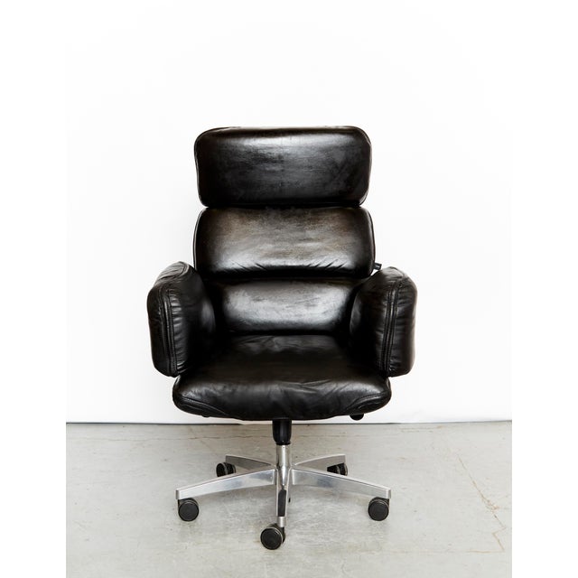 Industrial Vintage Executive Swivel Chair by Otto Zapf for Topstar For Sale - Image 3 of 14