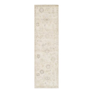 Pasargad Home Oushak Tan Wool Area Rug- 2'10'' X 9'10'' For Sale