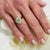 2010s Natural Emerald Diamond Ring 14K Y Gold 1.74 TCW Certified, Size 6.75 For Sale - Image 5 of 12
